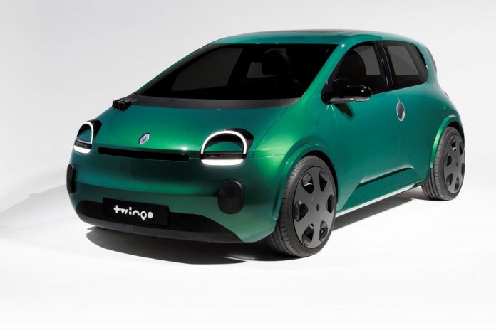 Renault apresenta no Salão Automóvel de Paris o protótipo Twingo E-Tech 100% elétrico