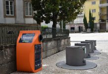 Guimarães com contentores de recolha de óleo alimentar para reciclagem