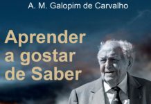 Livro "Aprender a gostar de saber" de Galopim de Carvalho