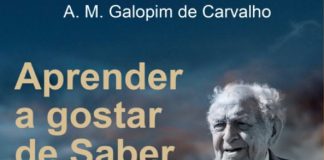 Livro "Aprender a gostar de saber" de Galopim de Carvalho