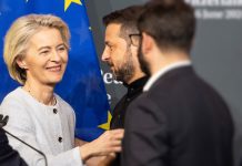 Ursula von der Leyen declara que a UE irá continuar a apoiar a Ucrânia