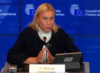 Comissária europeia Kadri Simson considera que a UE pode viver sem gás russo