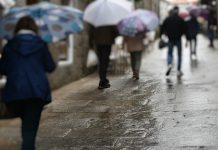 Previsão de chuva, vento, agitação marítima e queda de neve com alerta da ANEPC